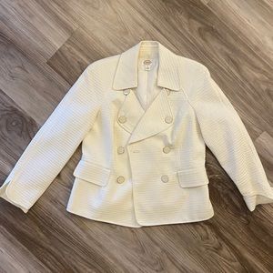 Talbot’s cream blazer— Size 8